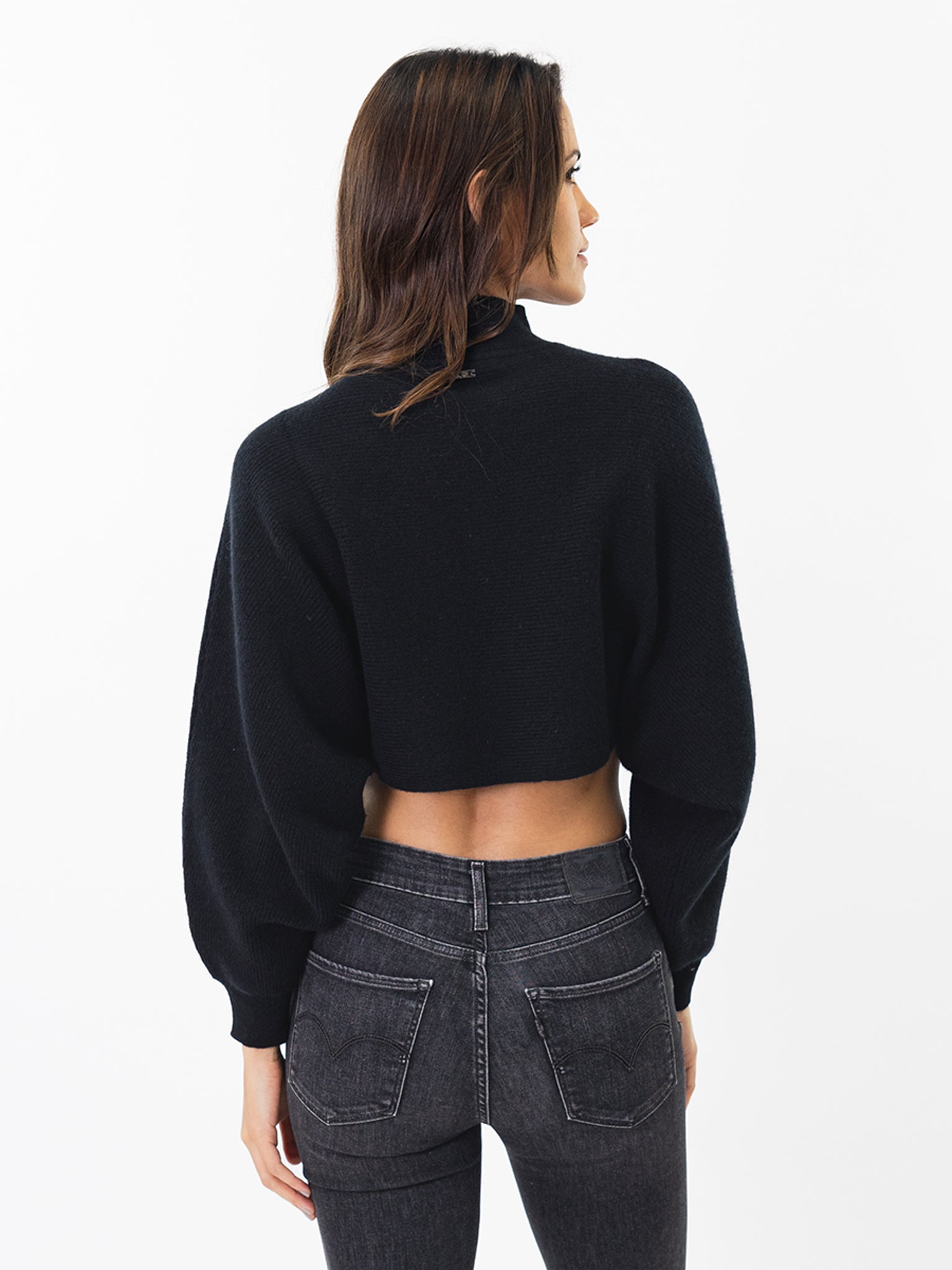 Crop Cashmere Sweater