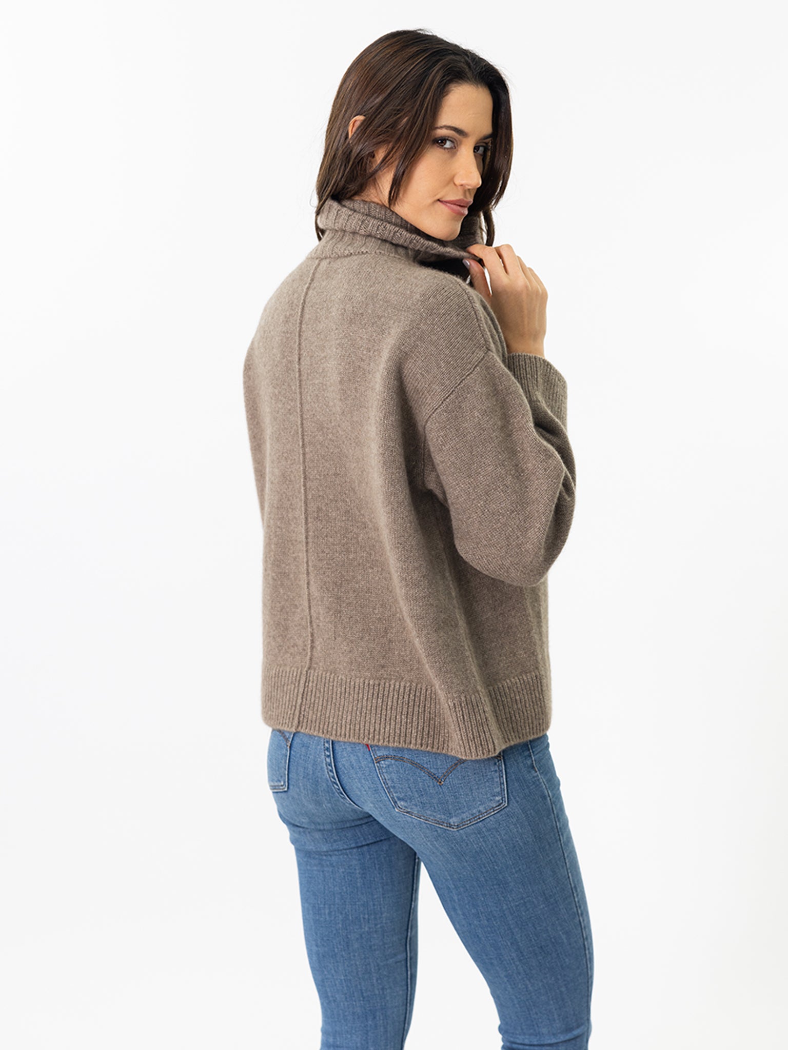 Quarter-Zip Cashmere Sweater