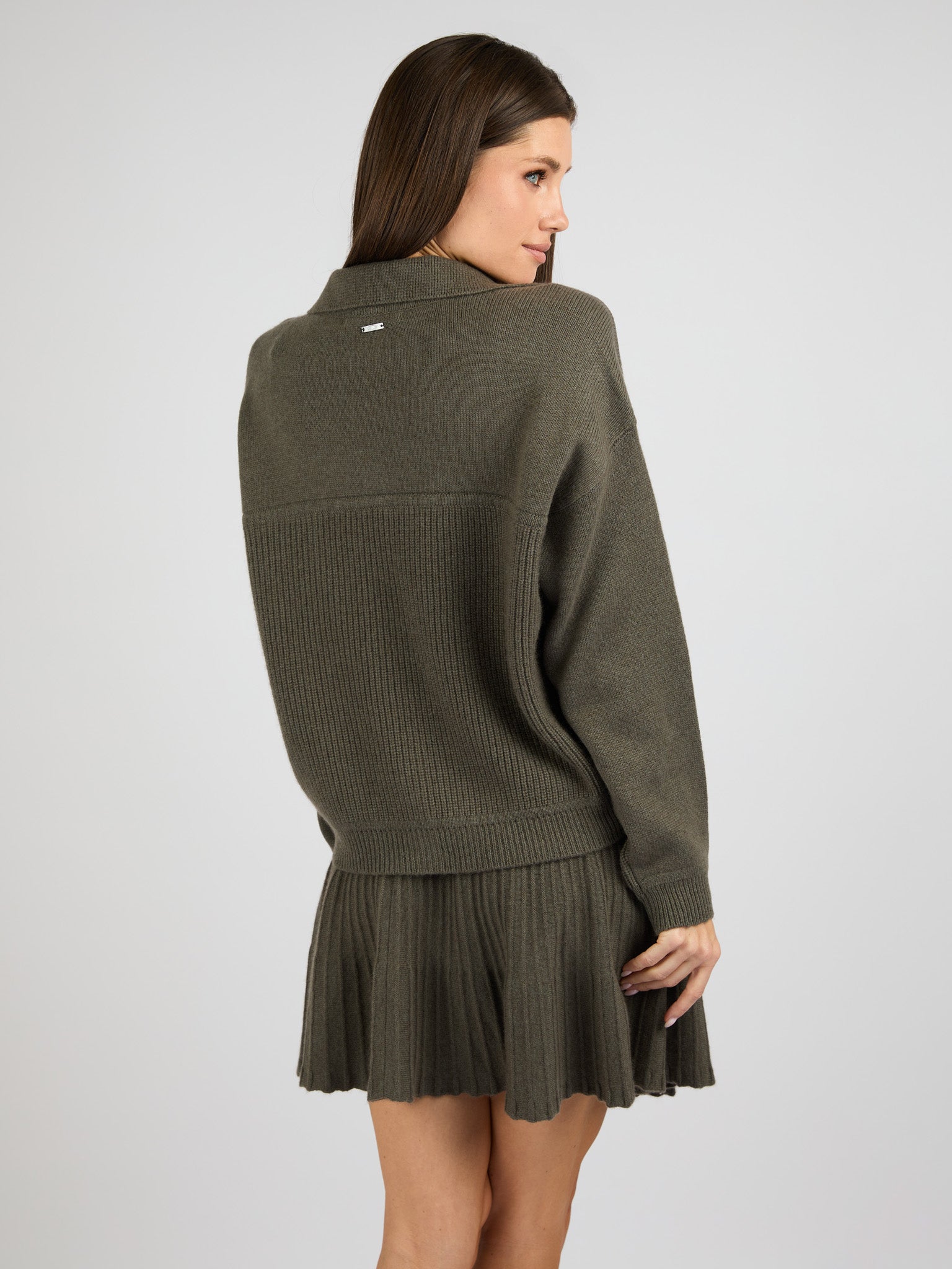 Cashmere with front button Jacket