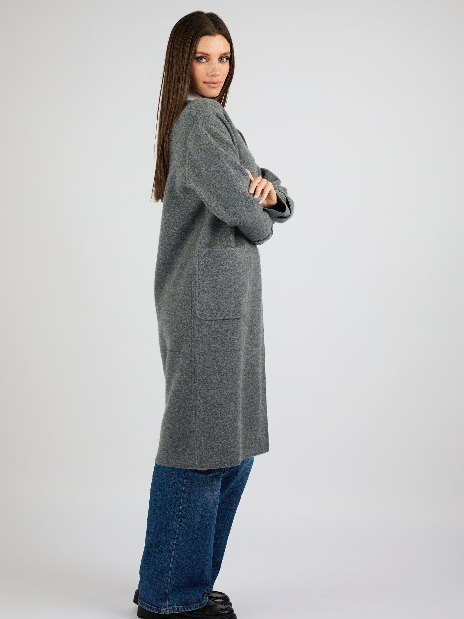 Double-Face Cashmere Coat