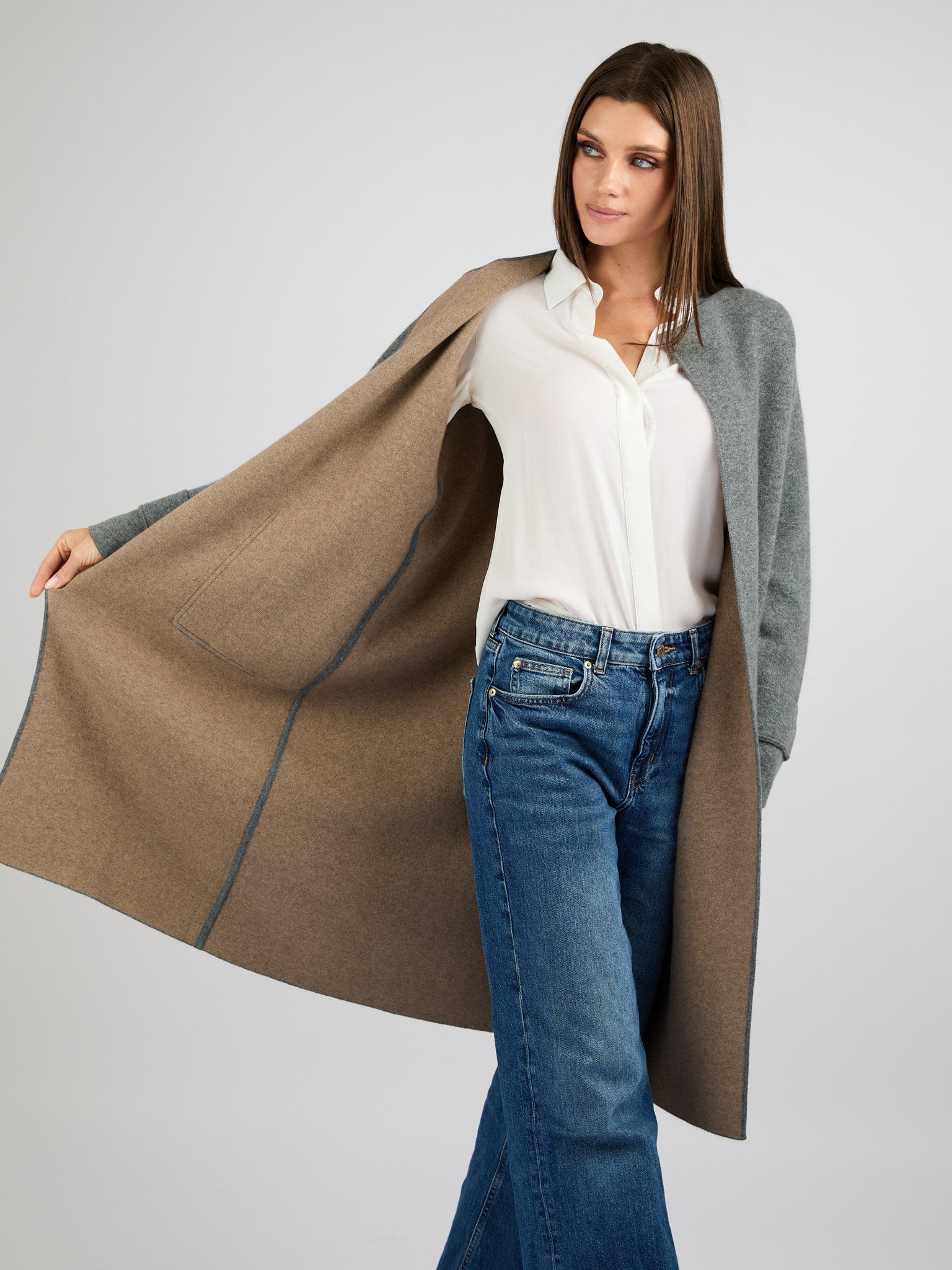 Double-Face Cashmere Coat