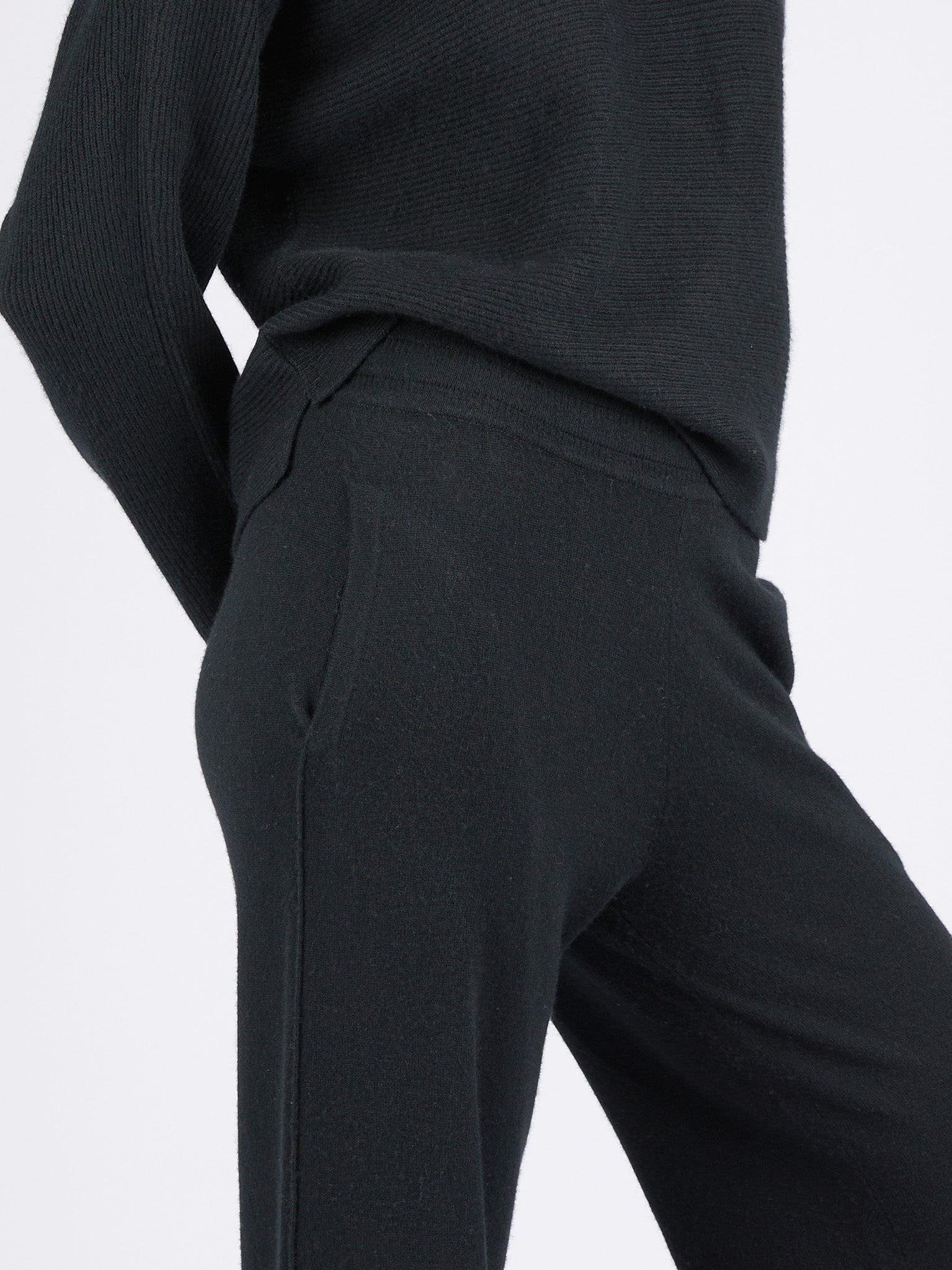 Women Cashmere Wide-Leg Pants
