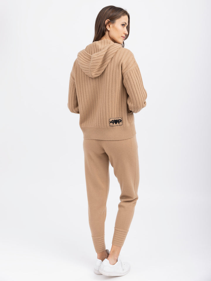 Cashmere Sweatpants #CAMEL