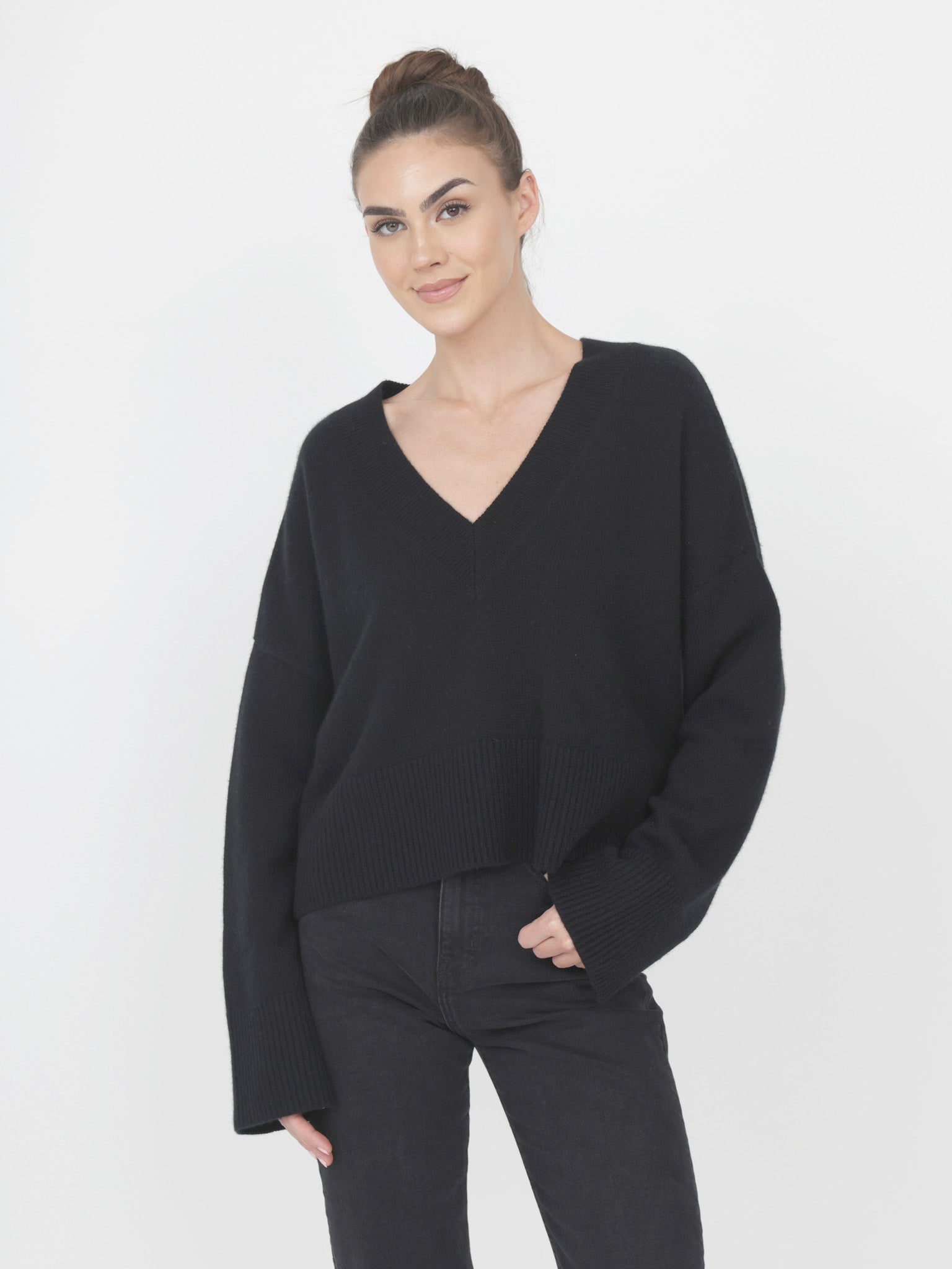 V-Neck Cashmere Sweater