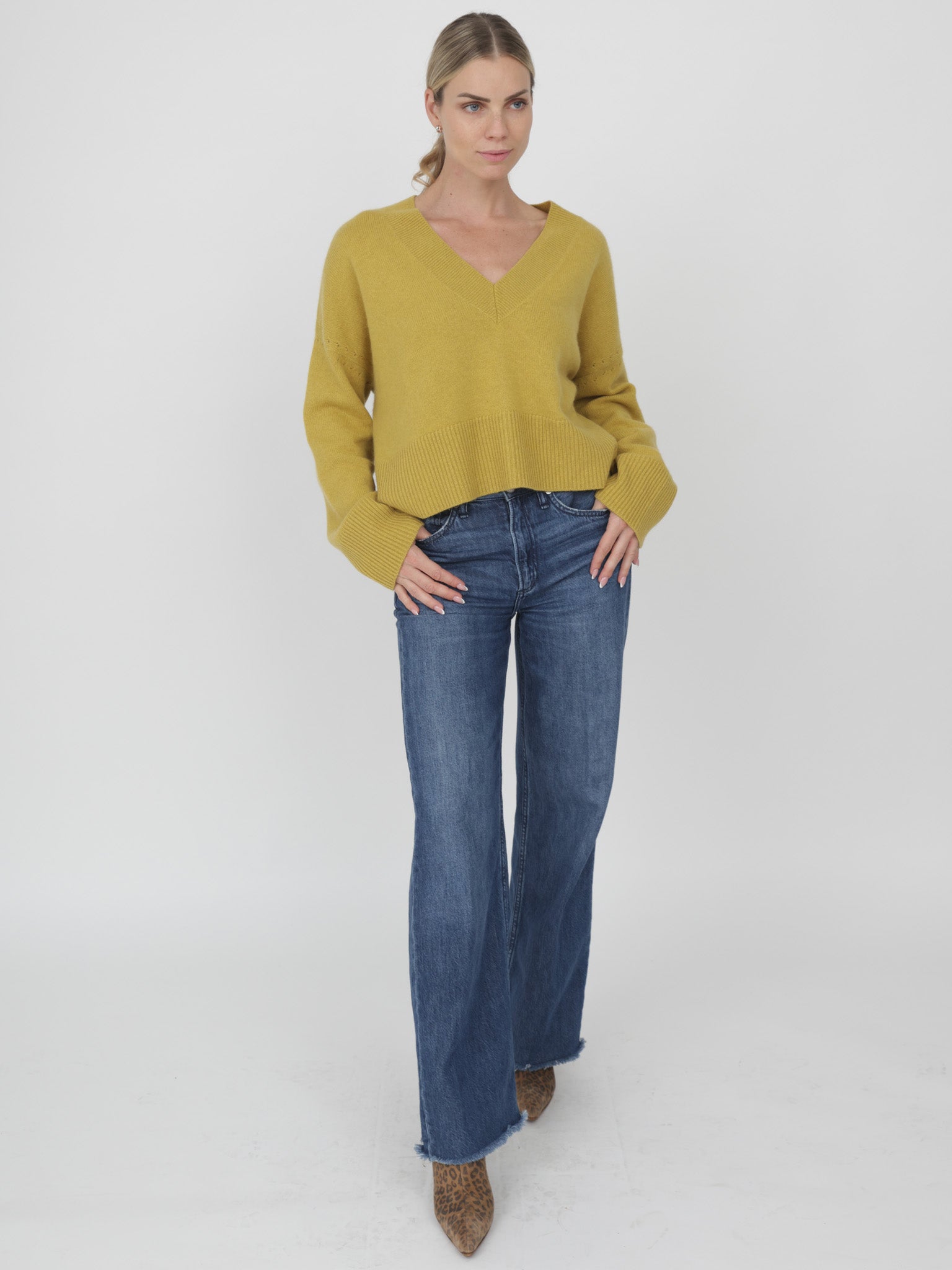 V-Neck Cashmere Sweater