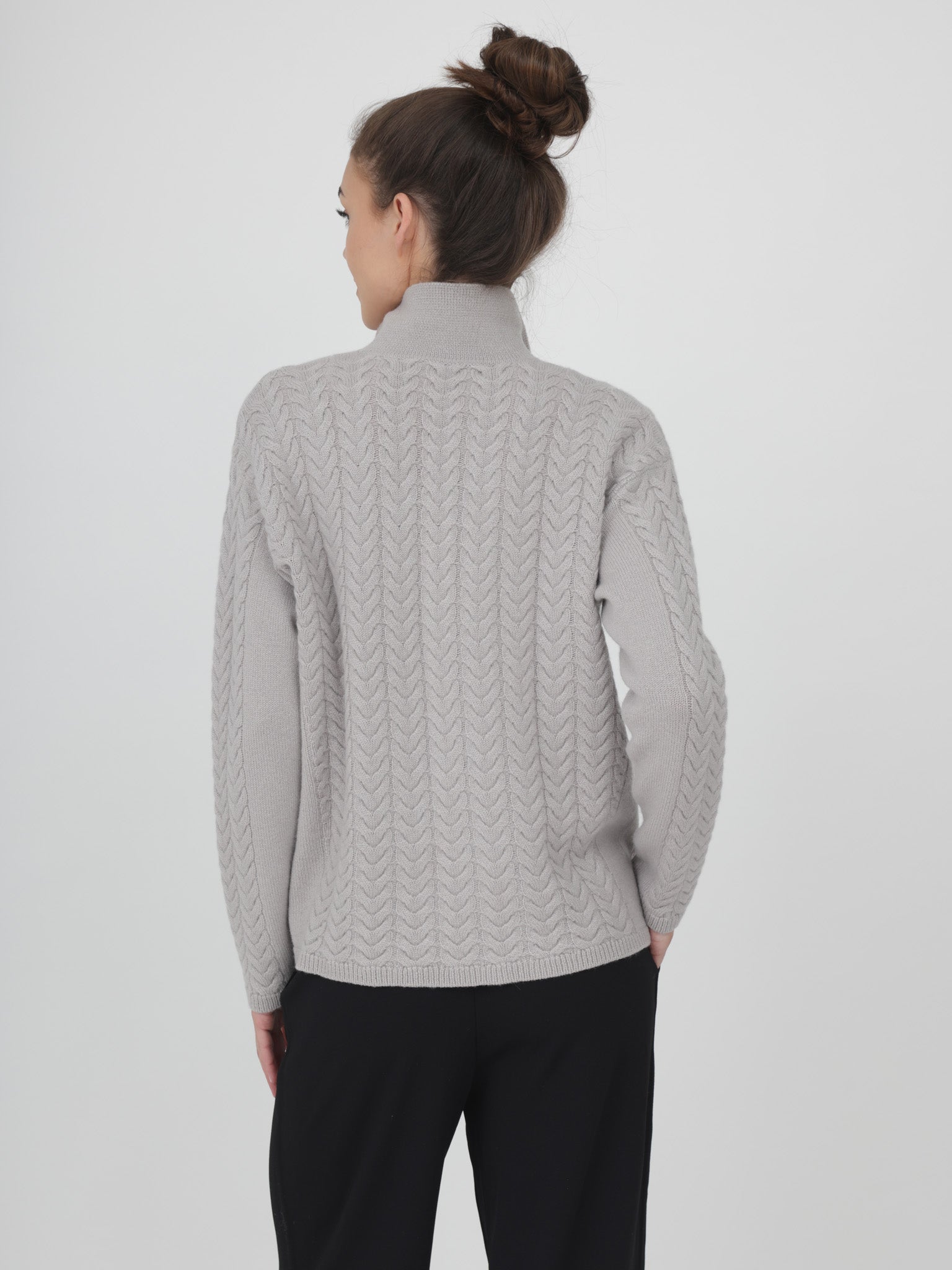 Cable Cashmere Cardigan