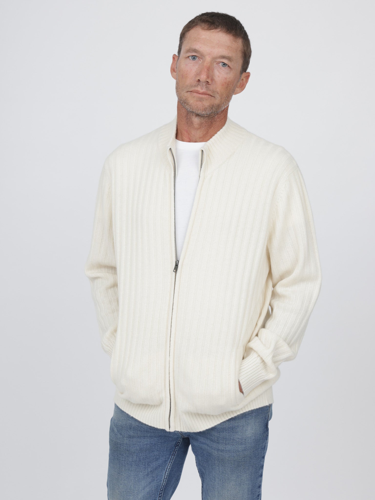 Men Cashmere Cardigan