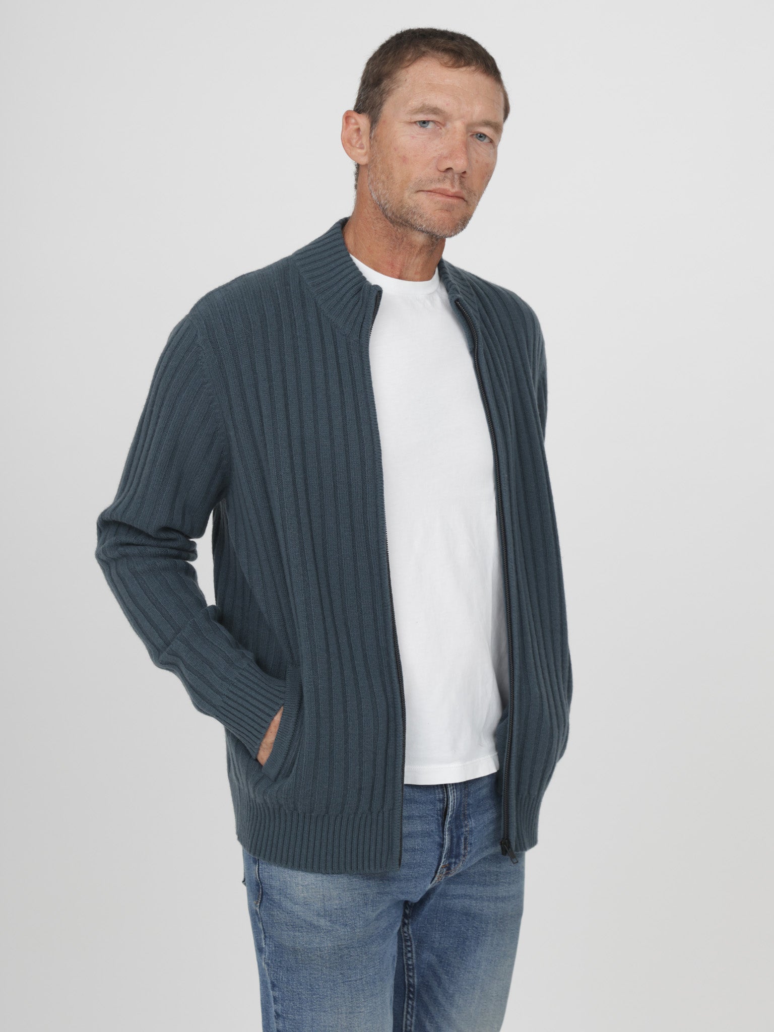 Men Cashmere Cardigan