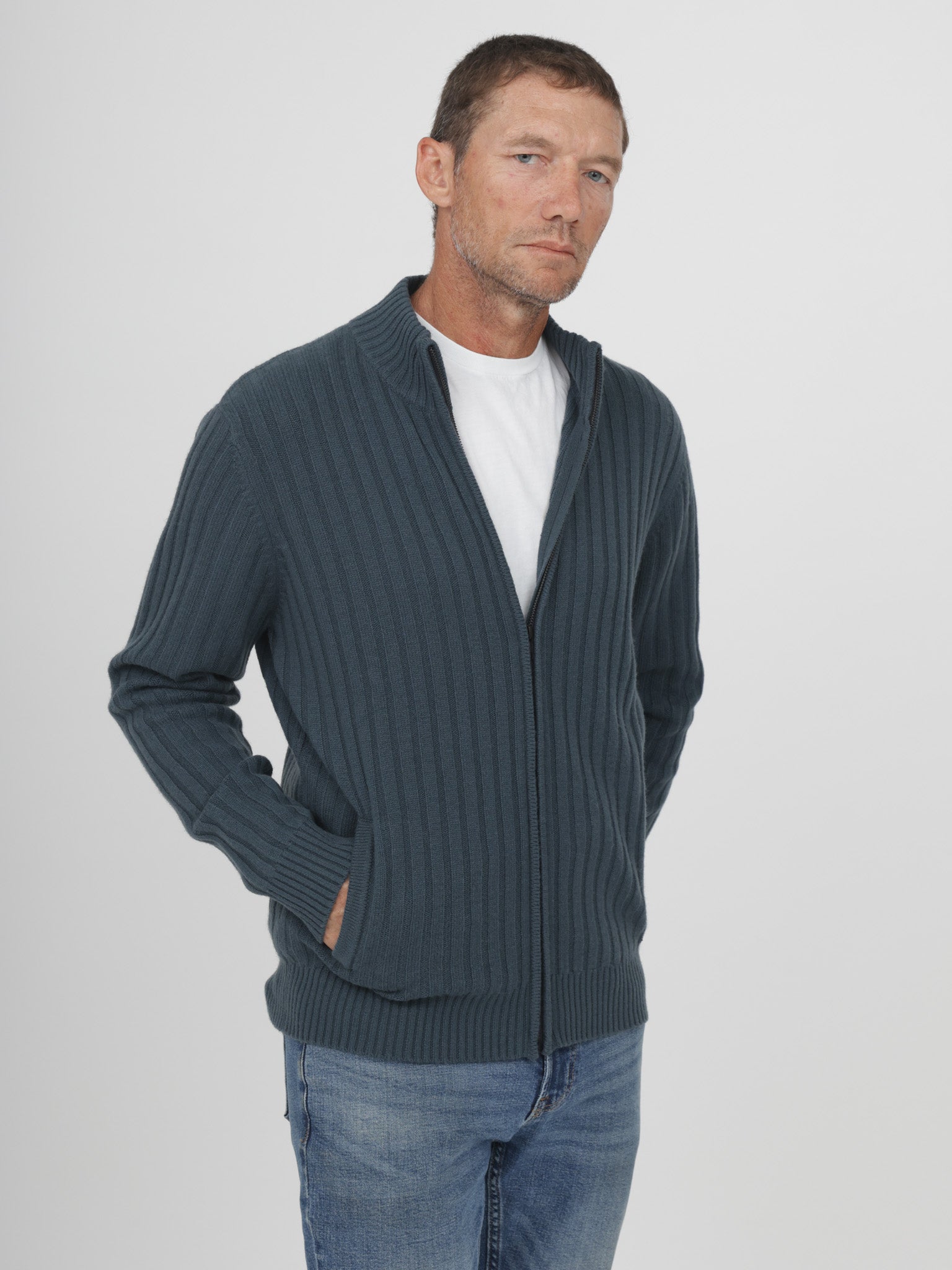 Men Cashmere Cardigan