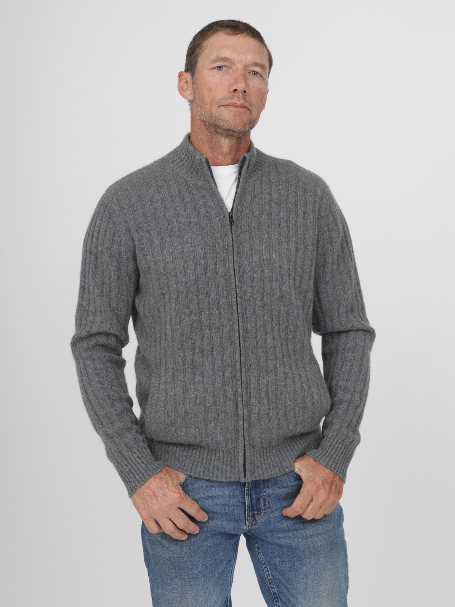 Men Cashmere Cardigan