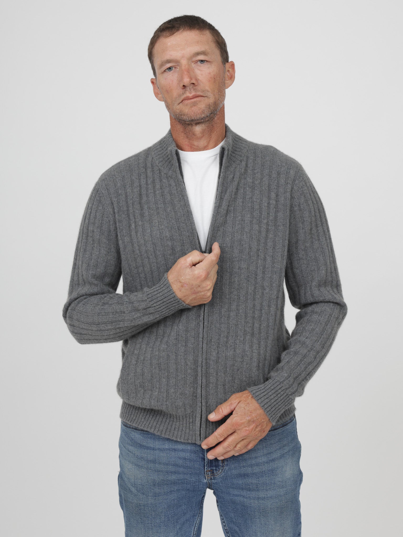 Men Cashmere Cardigan