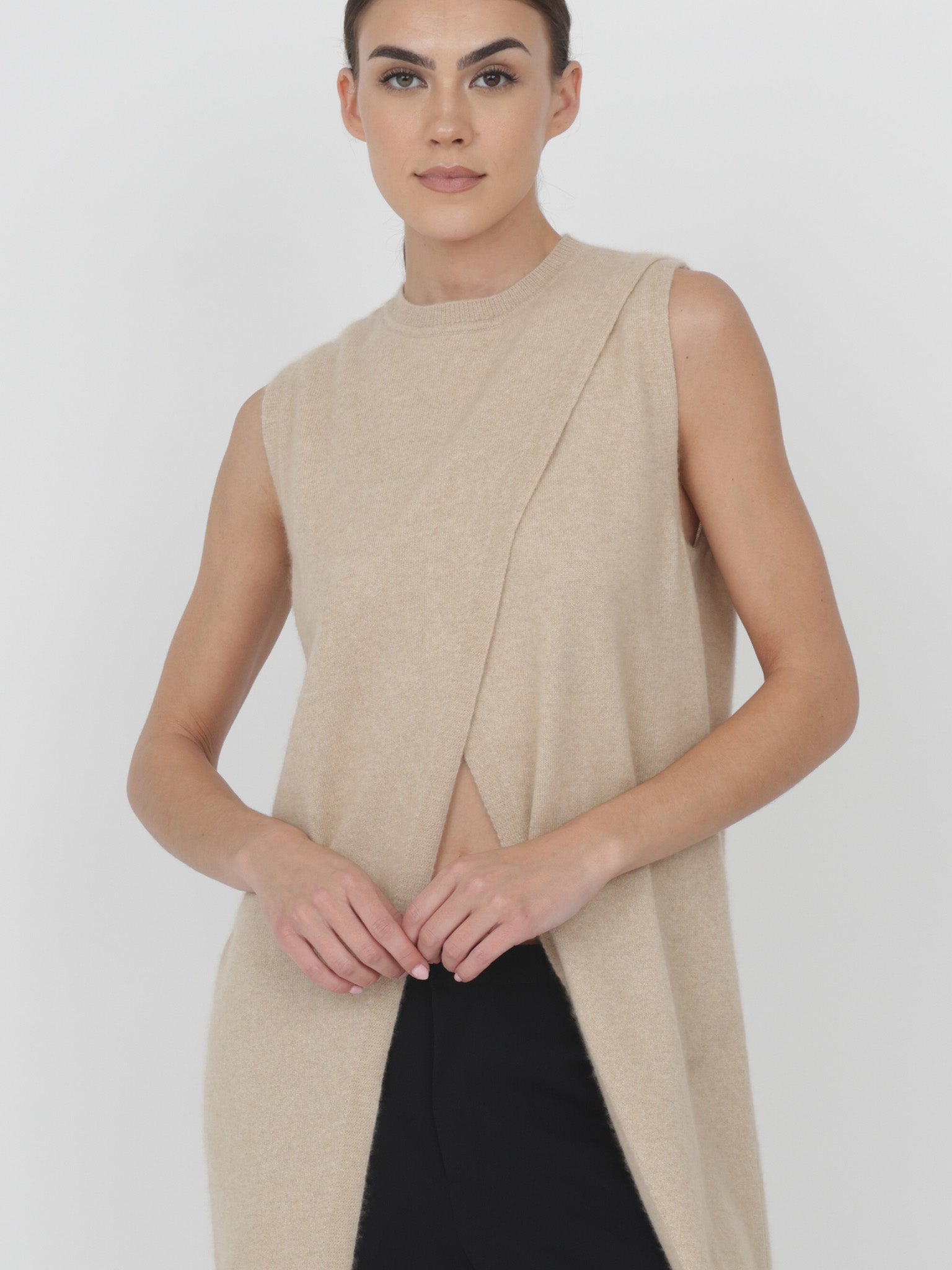 Cashmere Sleeveless Tunic