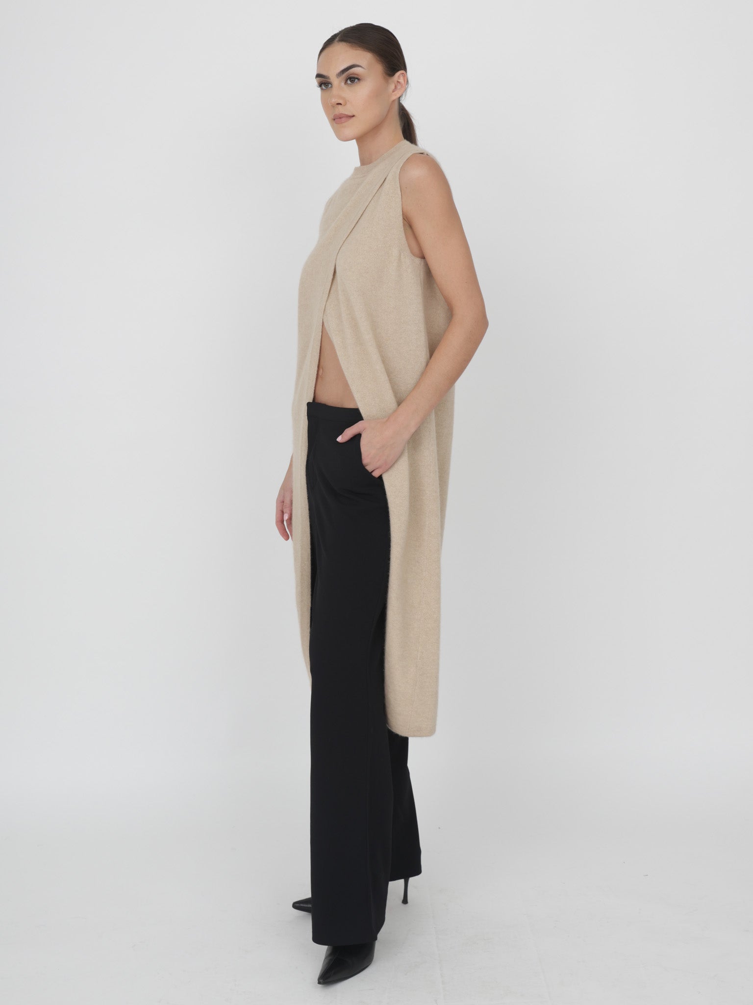 Cashmere Sleeveless Tunic