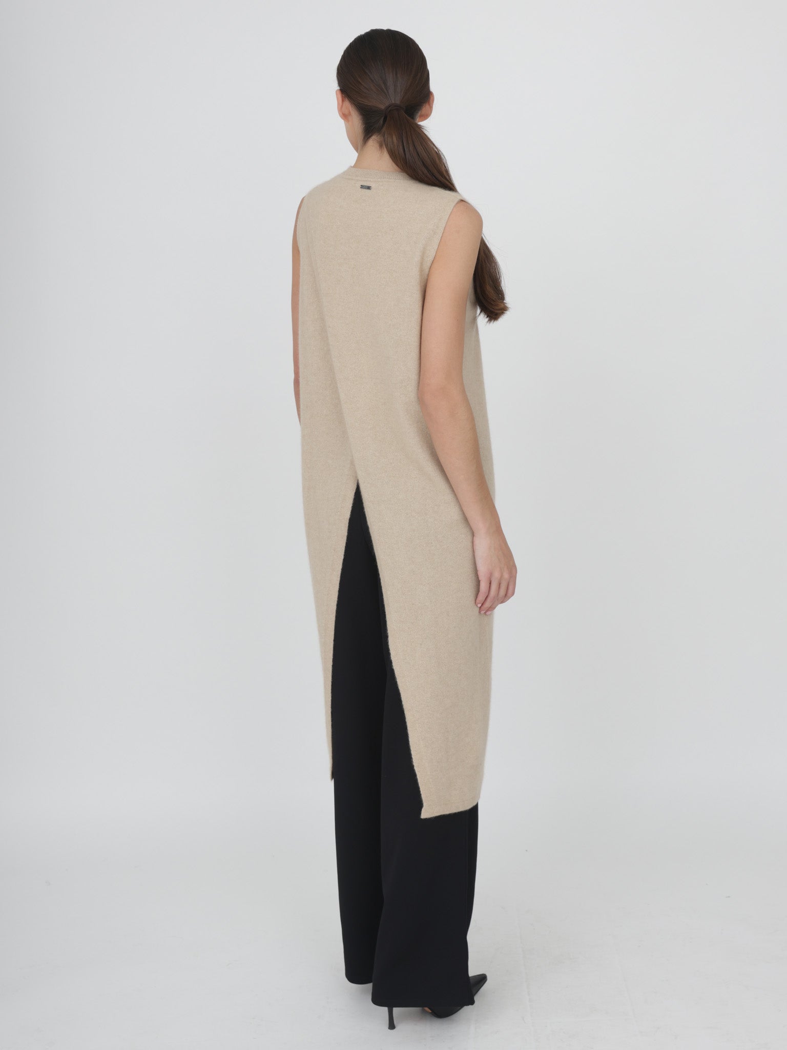 Cashmere Sleeveless Tunic