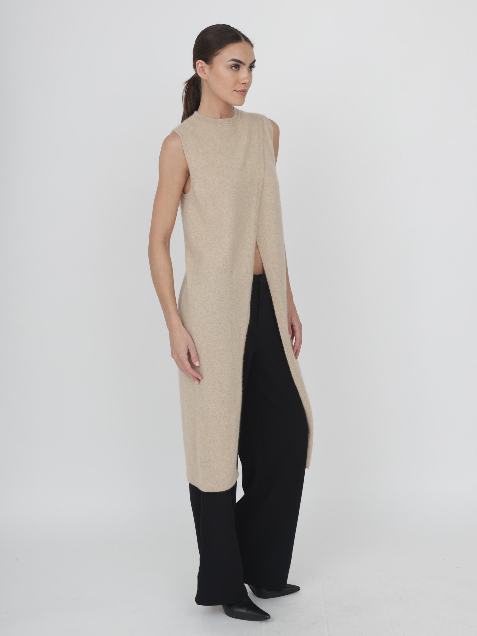 Cashmere Sleeveless Tunic