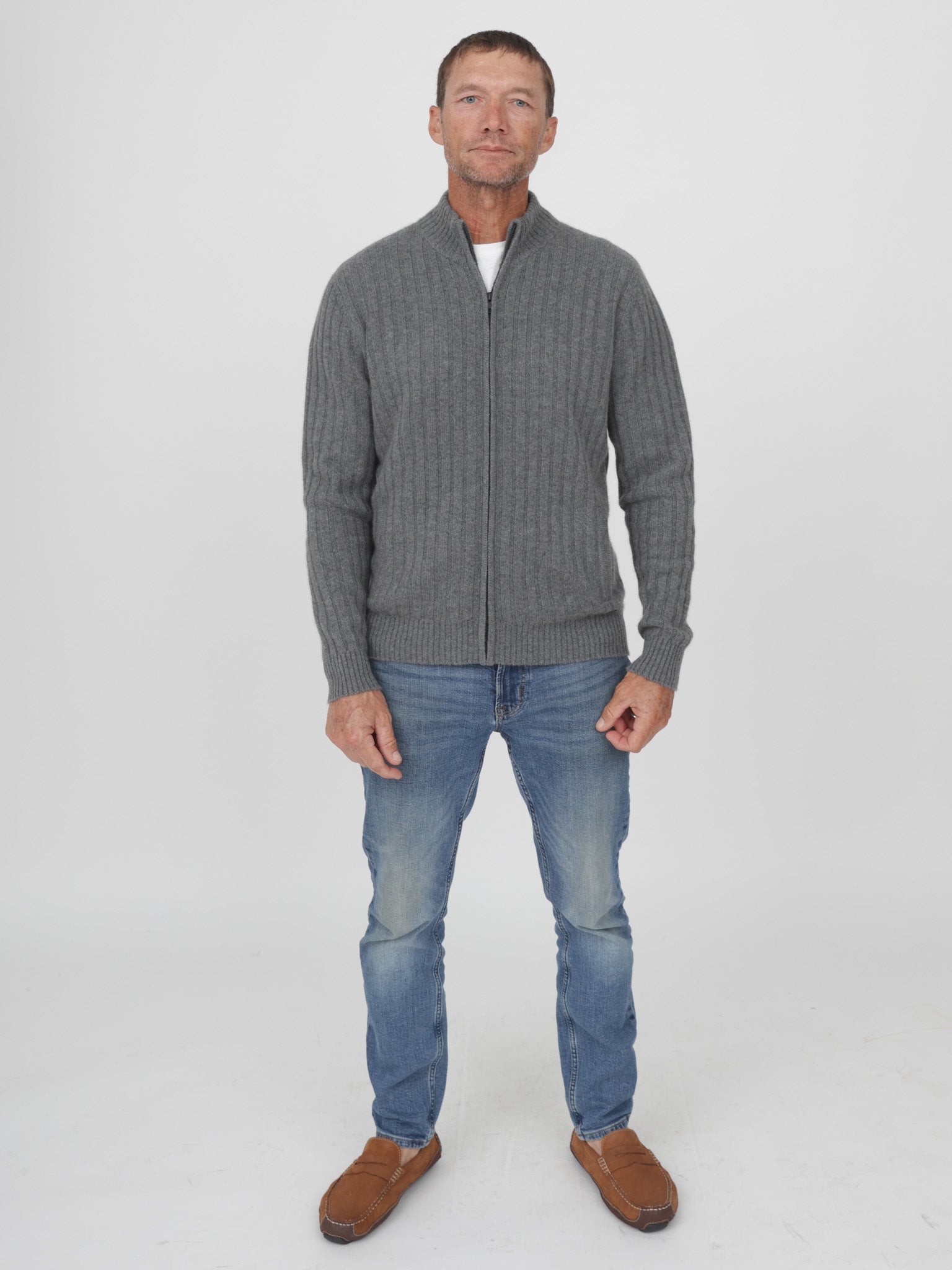 Men Cashmere Cardigan