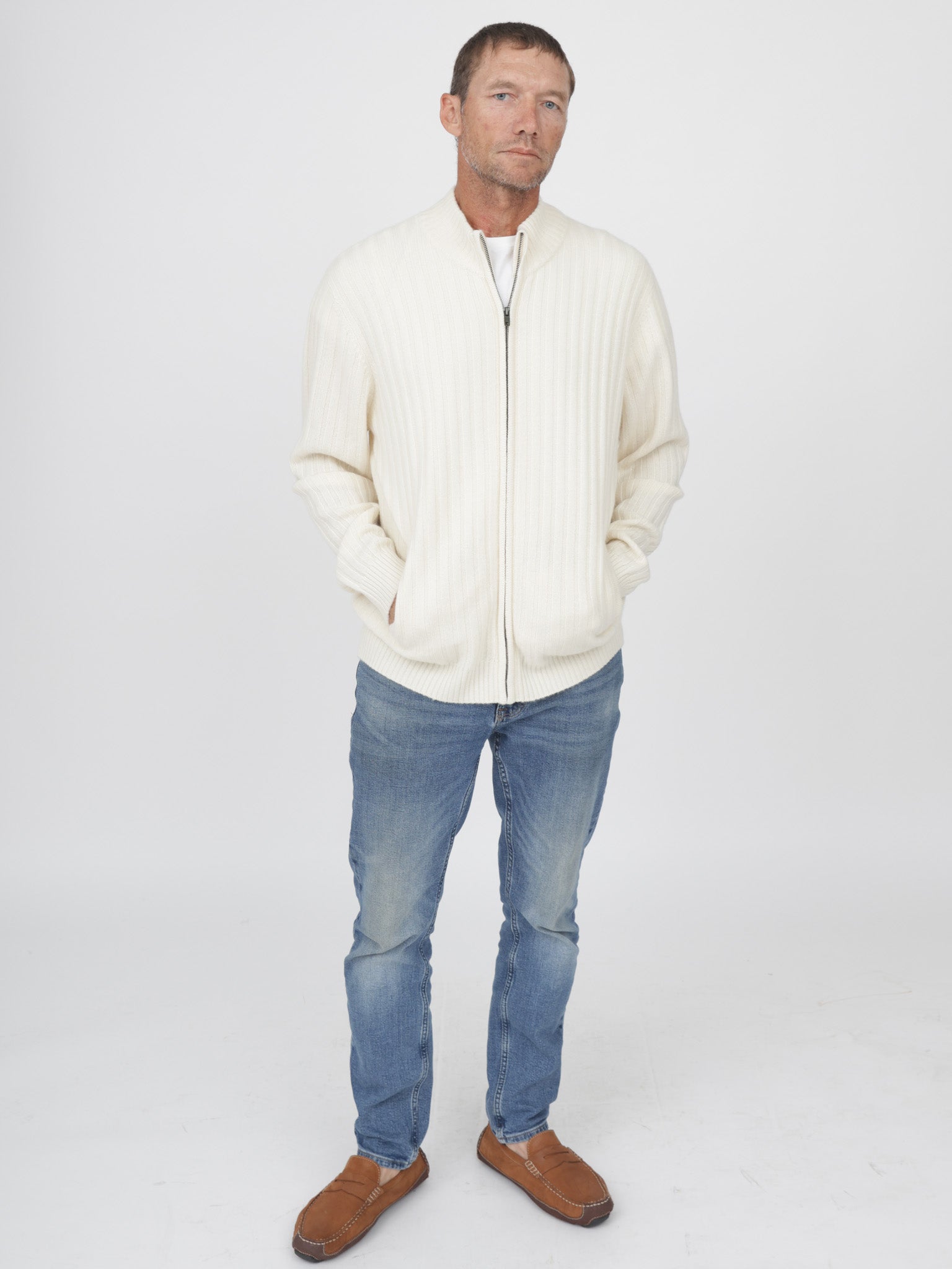 Men Cashmere Cardigan