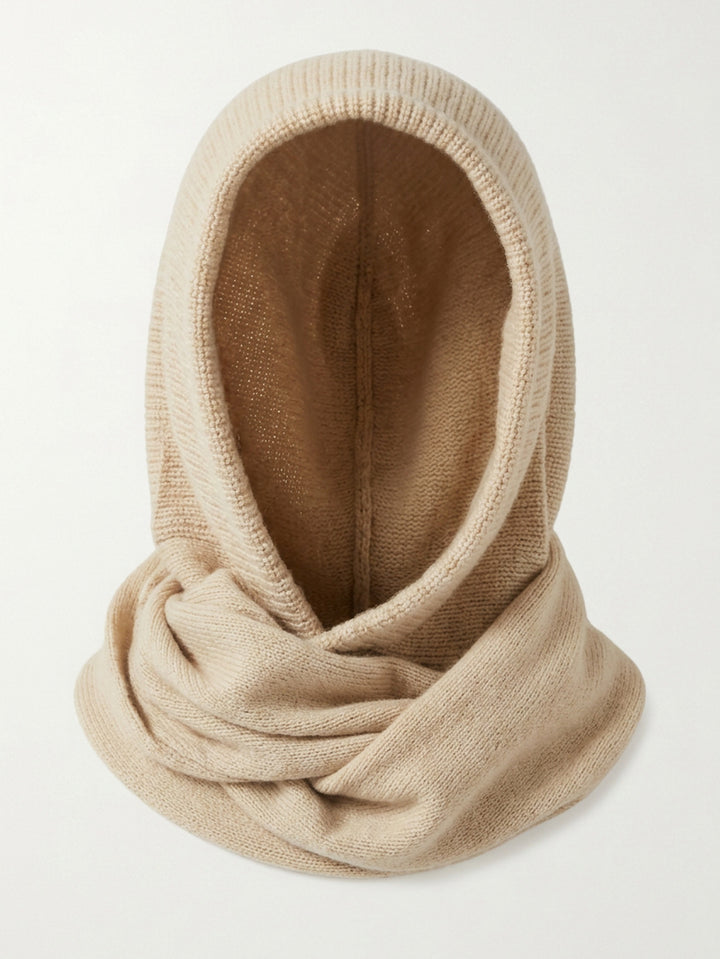 Cashmere hat and scarf in one #OAT