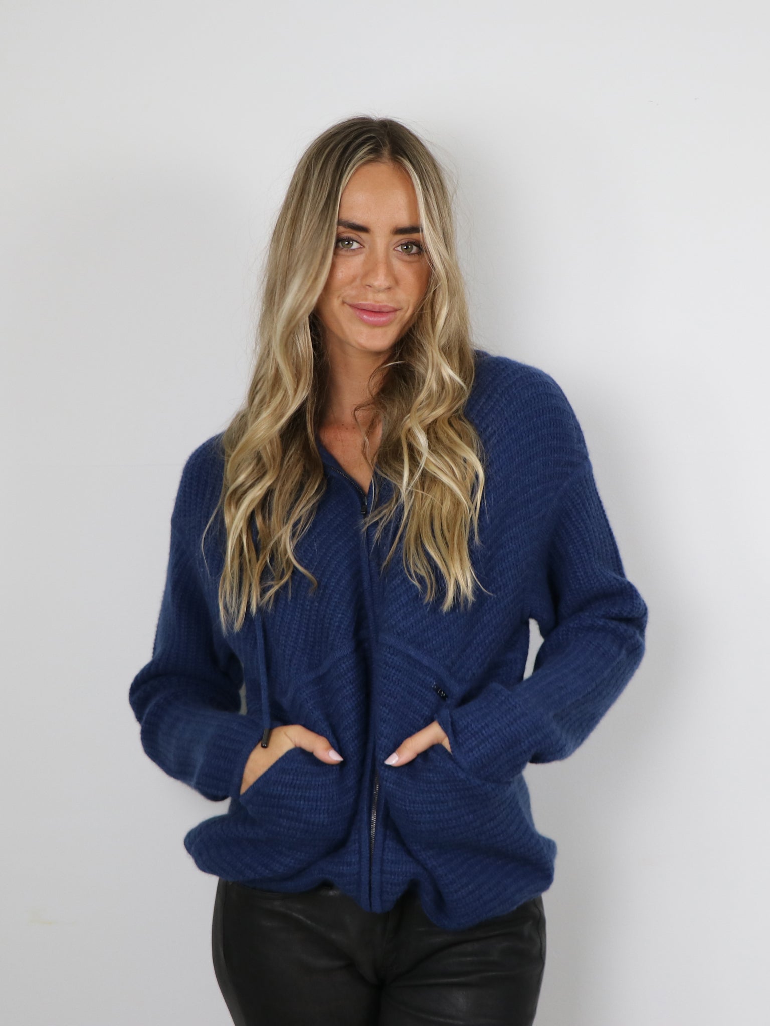 Cashmere Hooded Cardigan