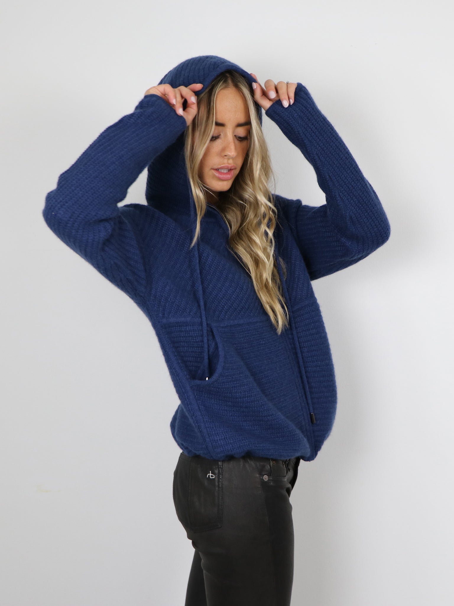 Cashmere Hooded Cardigan
