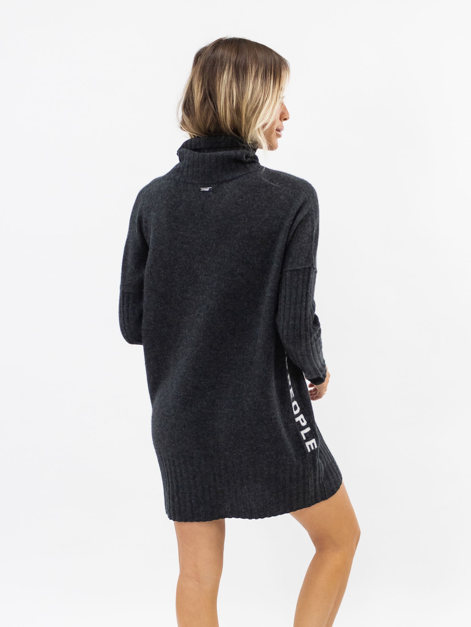 Long Cashmere Turtleneck Sweater